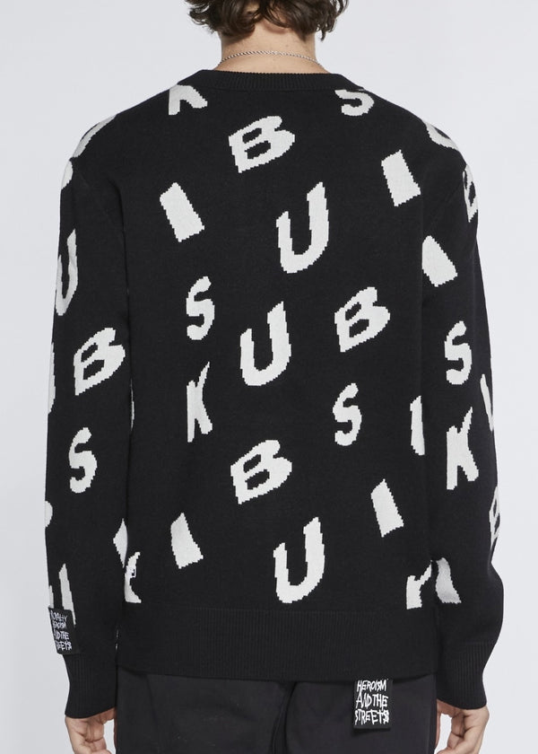 Ksubi Letters Knit Black Sweater