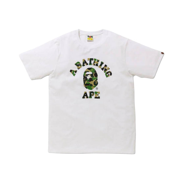 BAPE “ABC College Camo” White Tee