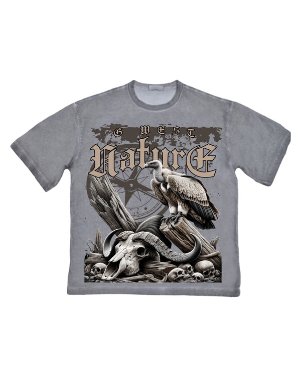 G West “Nature’s Law” Stones Oil Wash Tee