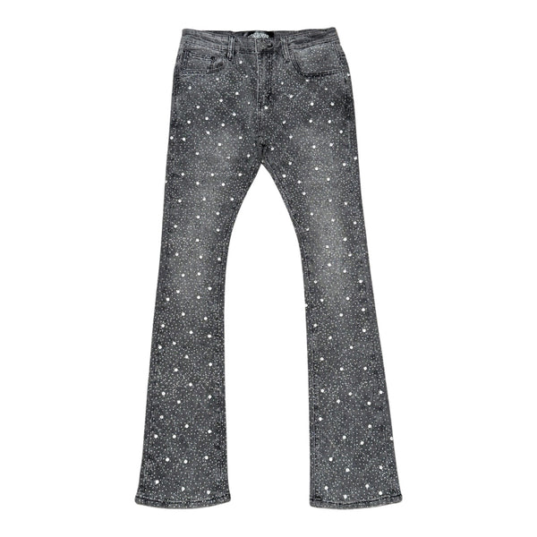 Vicious “Embellished Stone” Grey Jeans