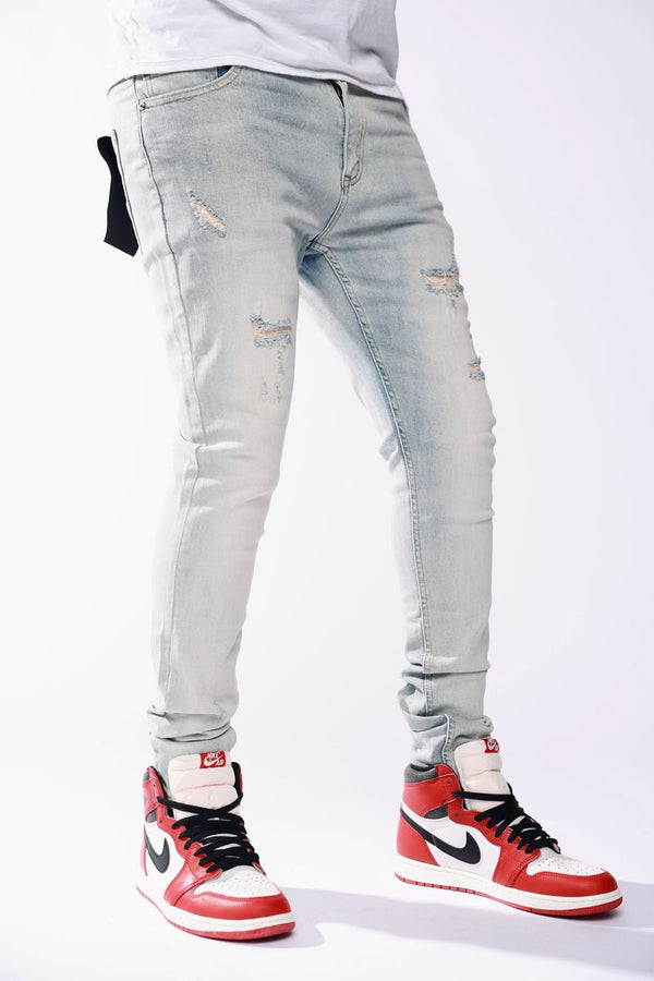 Pali “Ripped” Light Blue Jeans (PL010)