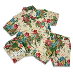 Majestik Floral Lost Paradise Short Set