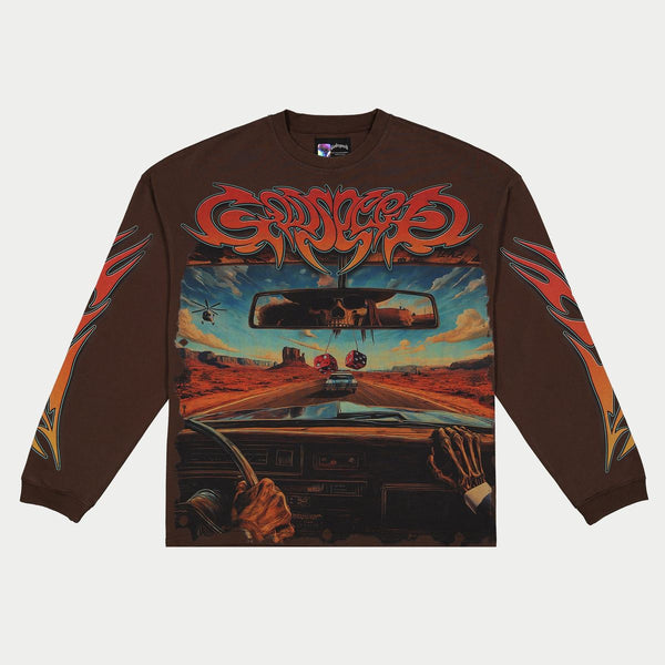Godspeed “On The Run” Mocha L/S Tee