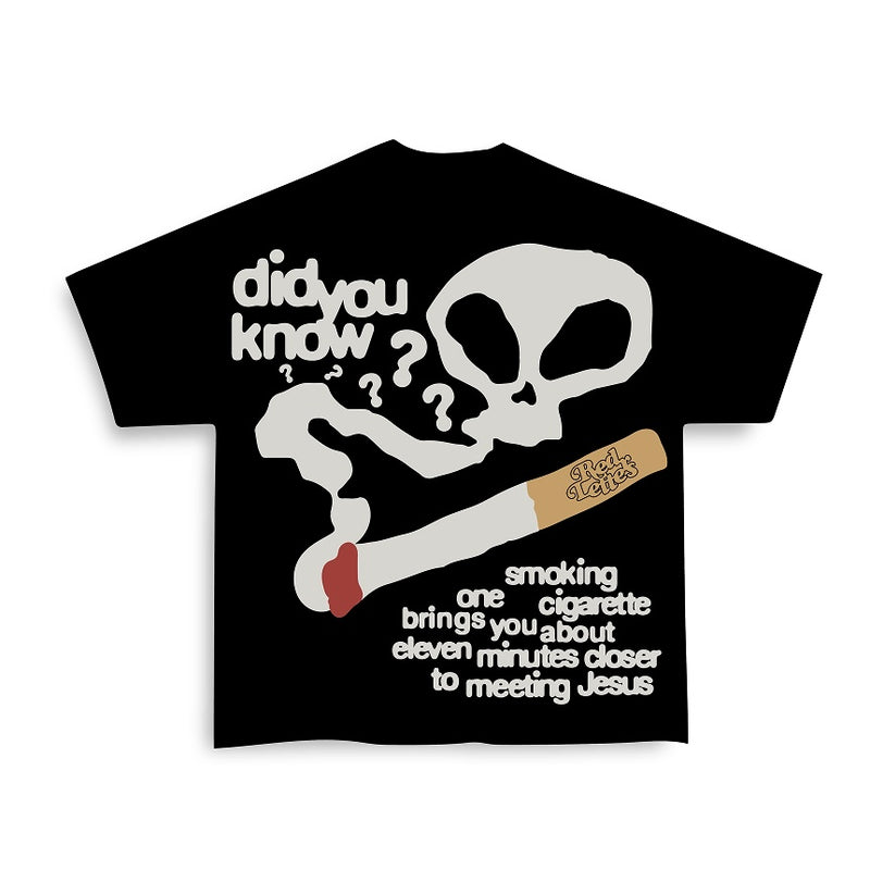 Red Letters “Don’t Smoke” Tee
