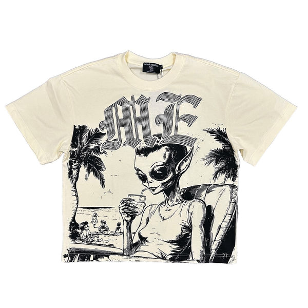 Mixed Emotion “Beach Rhinestone” Tee
