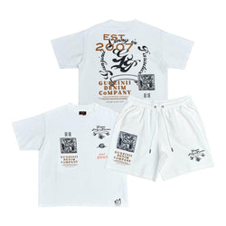 Gunzinii “Dragon Reverse” Off White Short Set