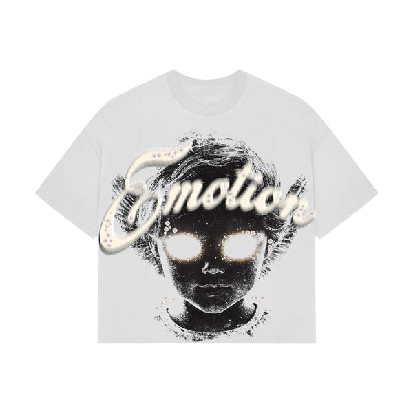 Mixed Emotion “Pearl” White Tee