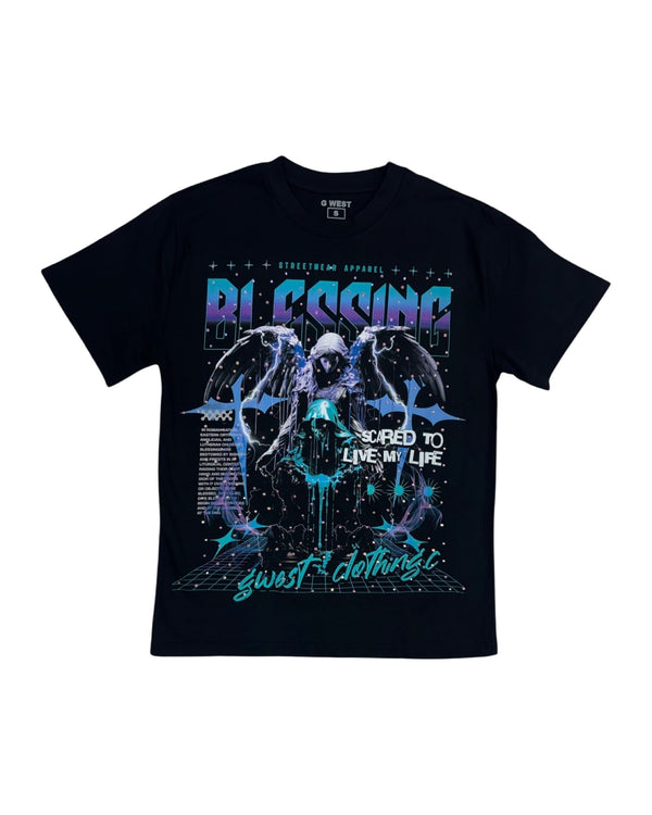 G West “Blessing” Stones Black Tee