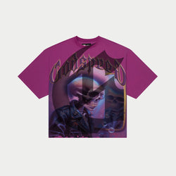 Godspeed “Man In The Mirror” Plum Tee