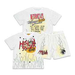 Civilized “Hell Raiser” Cream Short Set