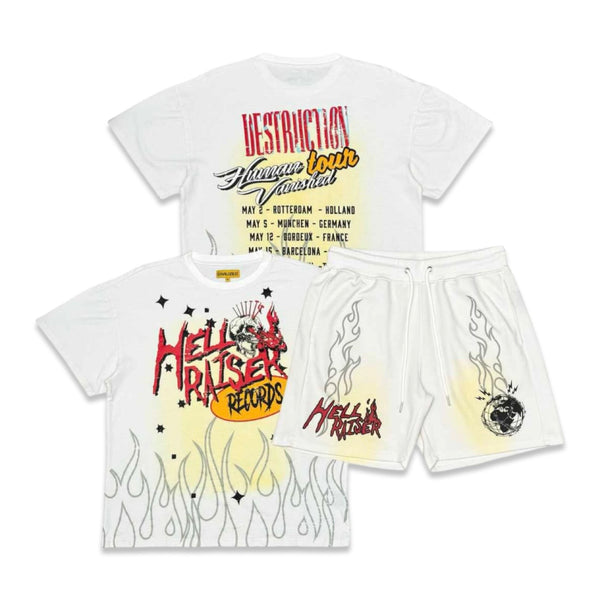Civilized “Hell Raiser” Cream Short Set