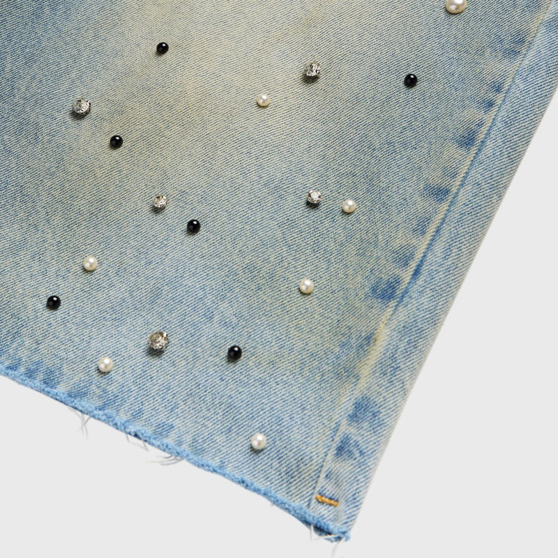 Homme Femme “Gemstone” Light Blue Shorts