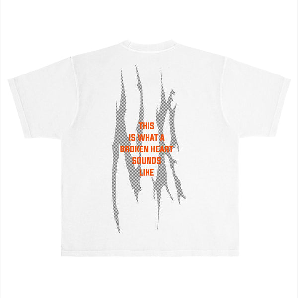November Reine “Save Tears” Stones White Tee
