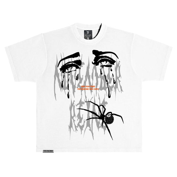 November Reine “Save Tears” Stones White Tee