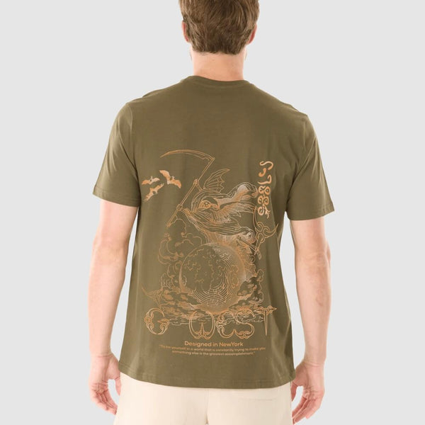 G West Reaper World Olive Tee