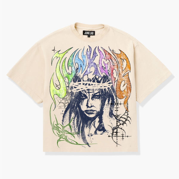 Junk Lab “Witch” Cream Tee