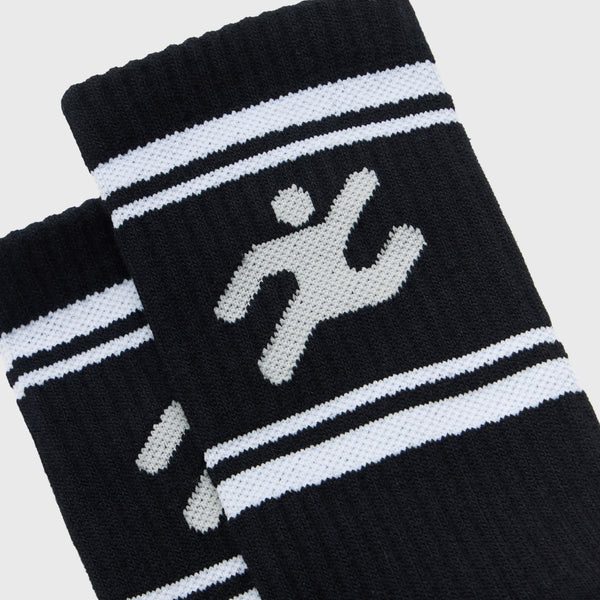 Homme Femme Rave Socks In Black