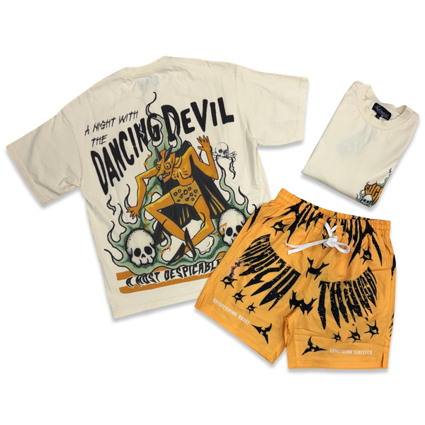 Sugarhill “Dancing” Poly Short Set