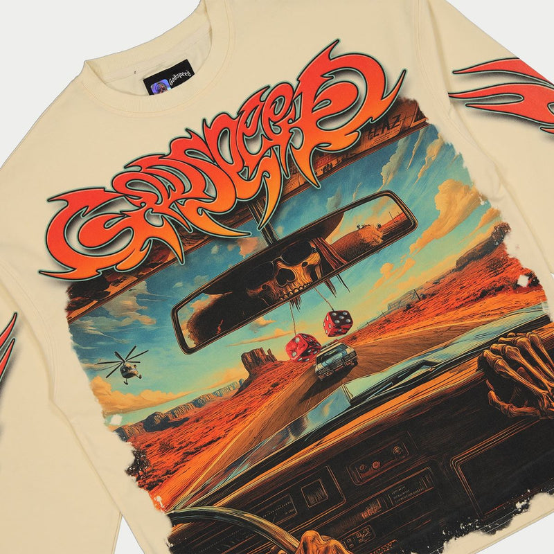 Godspeed “On The Run” Bone L/S Tee