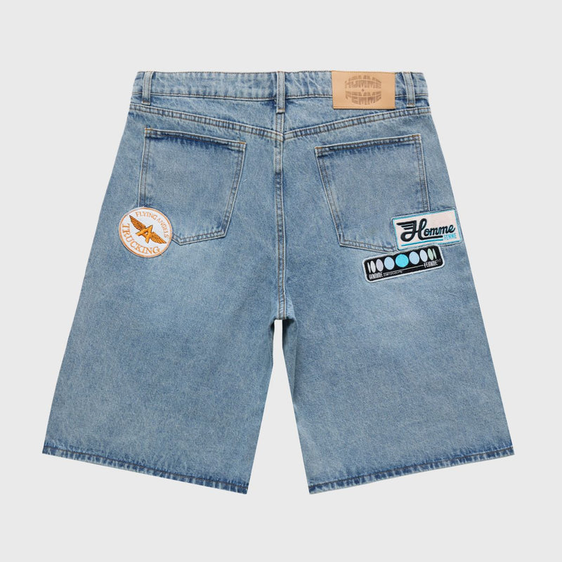 Homme Femme Road Trip Denim Shorts