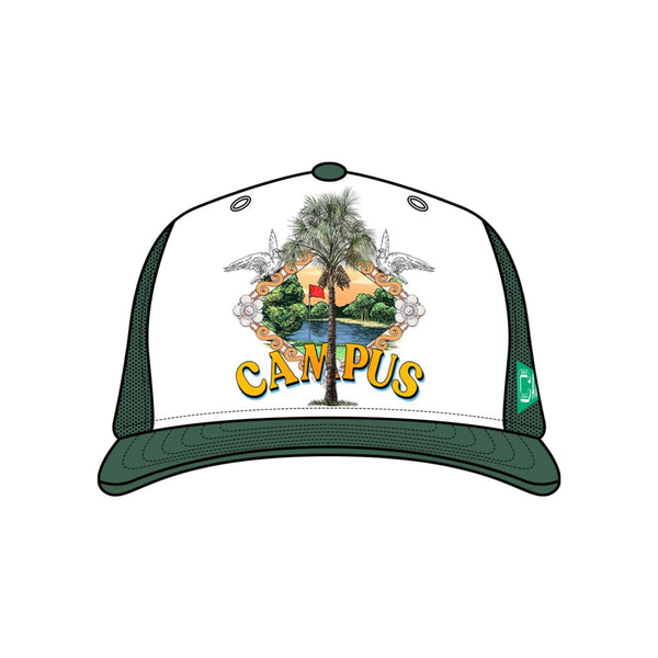 Campus Fairway Green Trucker Hat