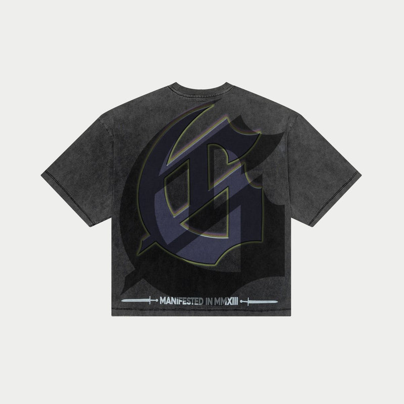 Godspeed “Man In The Mirror” Grey Wash Tee