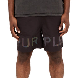 Purple Brand Nylon All Round Black Short