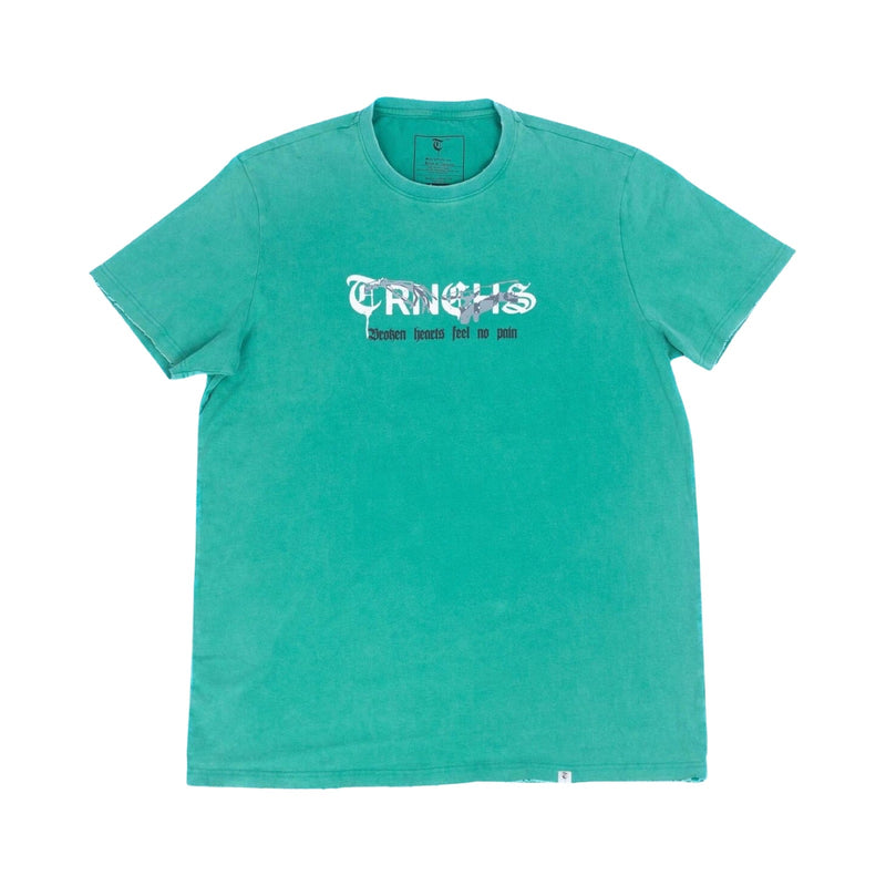 TRNCHS Broken Heart Teal Tee