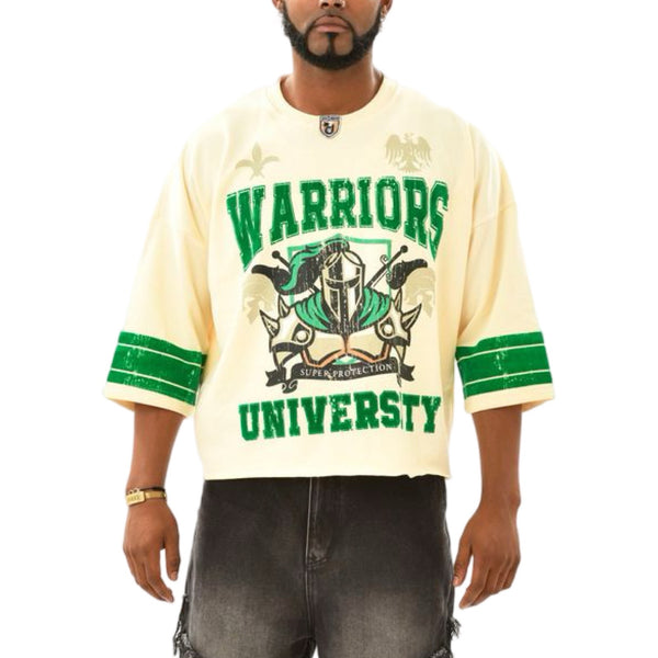 Dissorder University Cream Crop Jersey Tee