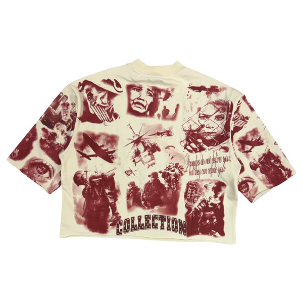 Prestige “Glory Thru Pain” Cream Tee
