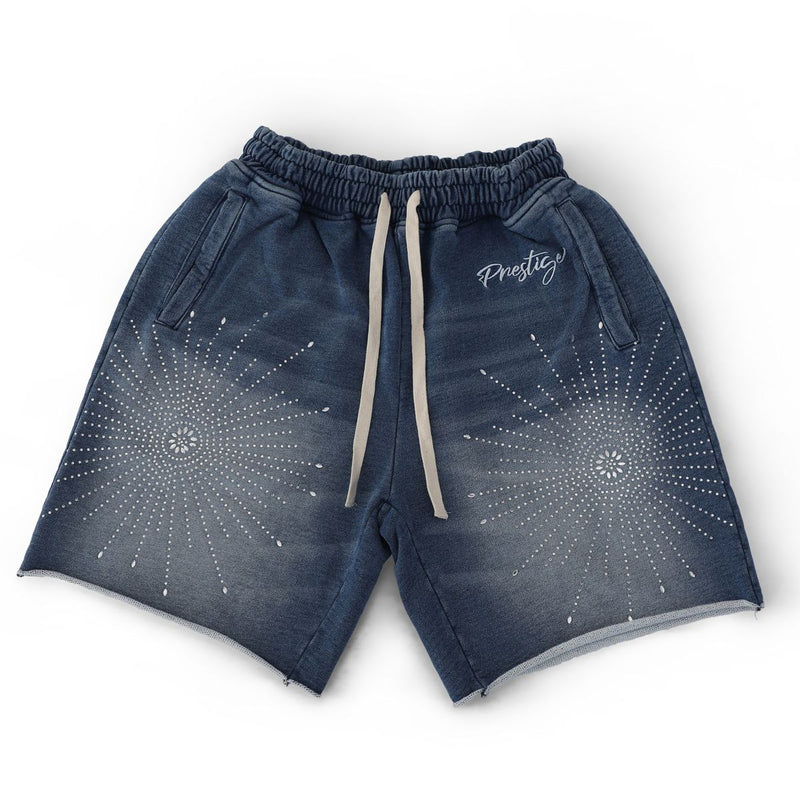 Prestige “Star Rhinestone” Blue Shorts