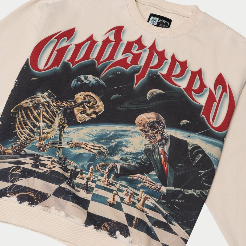 Godspeed “Checkmate” Bone Sweater