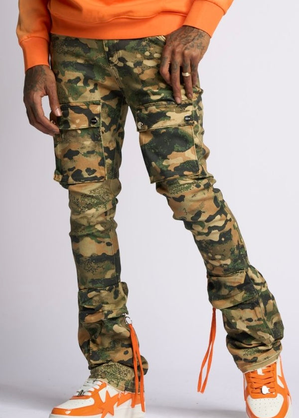 Pheelings “Better Days” Stacked Cargo Jeans