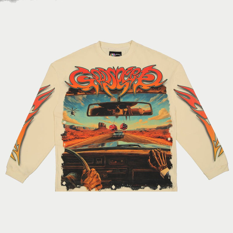 Godspeed “On The Run” Bone L/S Tee