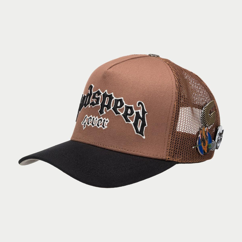 Godspeed “Forever” Taupe Trucker Hat
