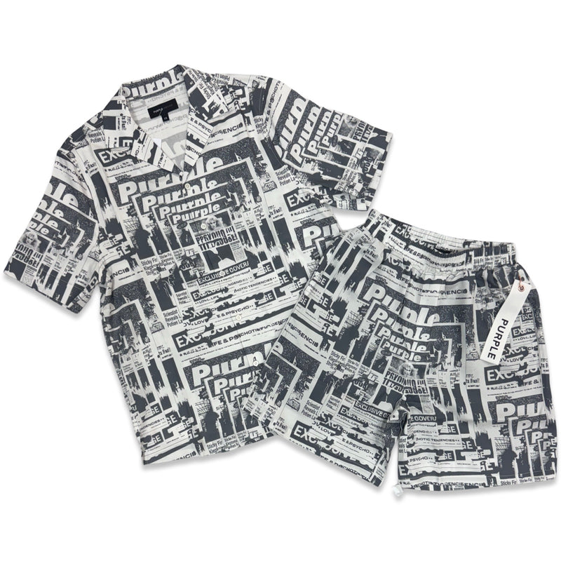 Purple Brand Lyocell Coverage Short Set