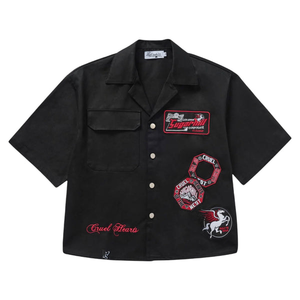 Sugarhill “Cruel” Box Fit Black Shirt