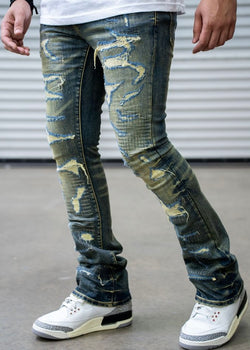 Damati Oum Tan Stacked Jeans (DMT-24-004)