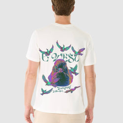 G West Iridescent Piegon Cloud Tee