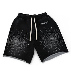 Prestige “Star Rhinestone” Black Shorts