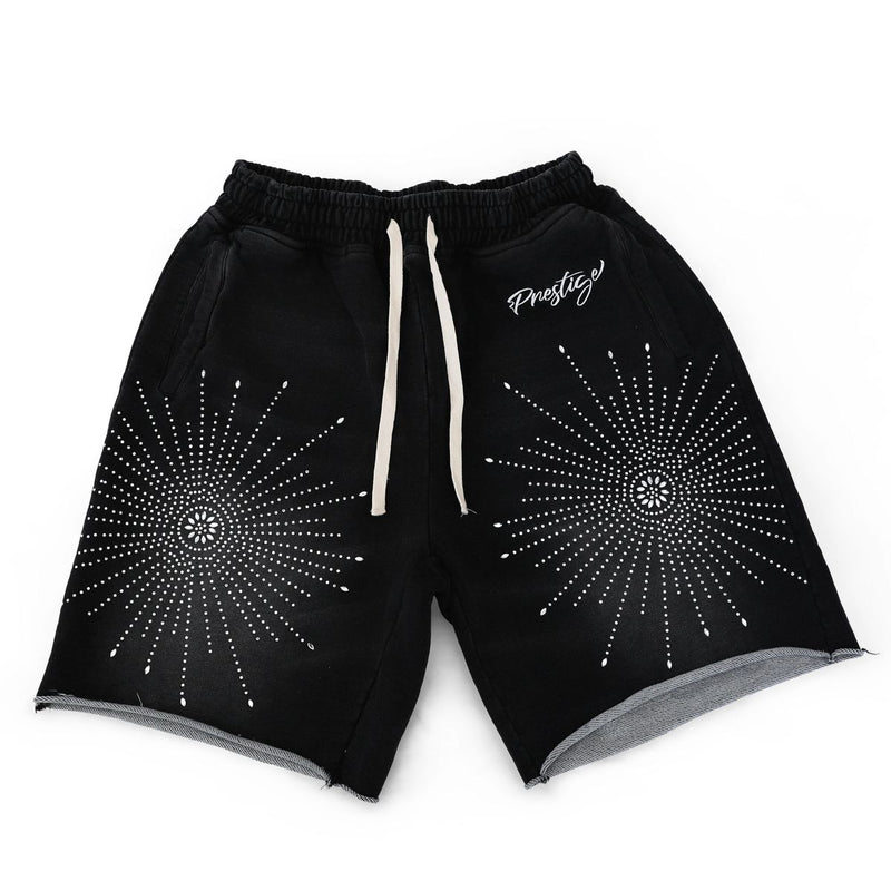 Prestige “Star Rhinestone” Black Shorts