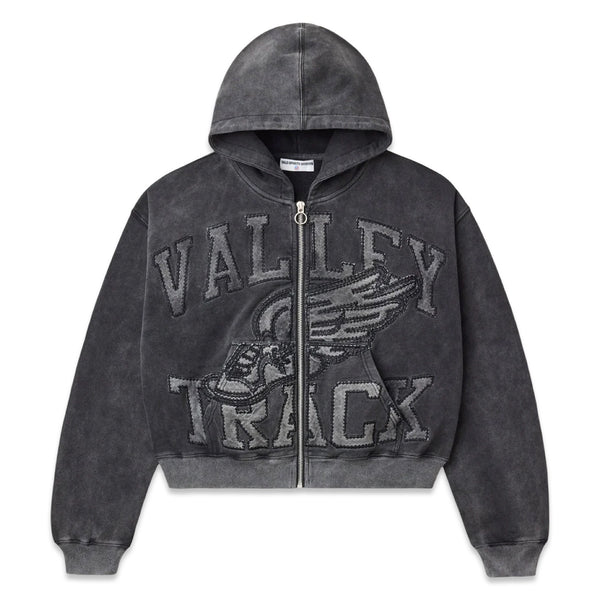Vale Forever Black Cat Zip Up Hoodie
