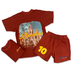ONN “Barcelona” Rust Short Set