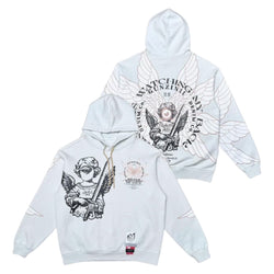 Gunzinii Angel Flower Pale Grey Hoodie