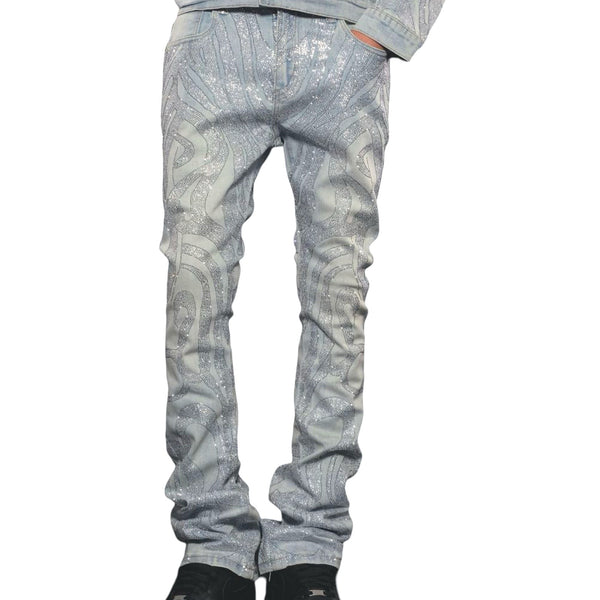 Vicious “Embellished” Indigo Blue Jeans