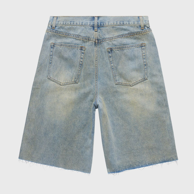 Homme Femme Studded Denim Shorts