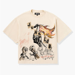 Junk Lab “Molotov” Cream Tee
