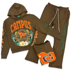 Campus Alumni Brown Jogging Set