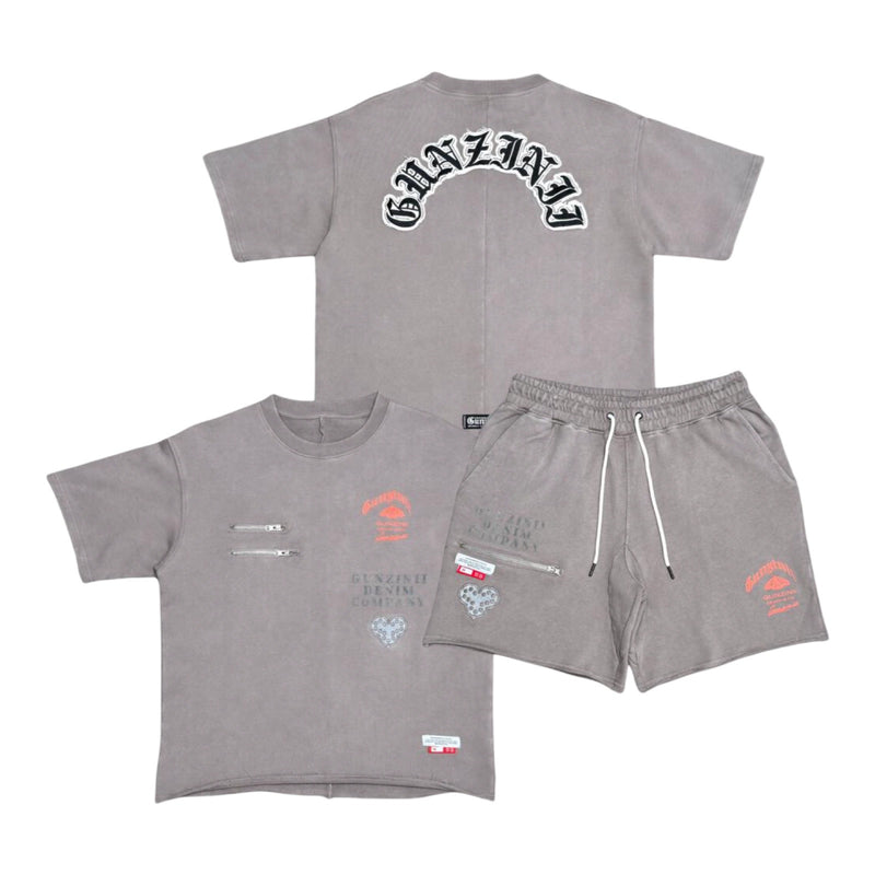 Gunzinii “Signature” Taupe Short Set