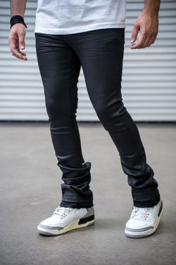 Reelistik Roma Wax Black Stacked Jeans (RST5017)